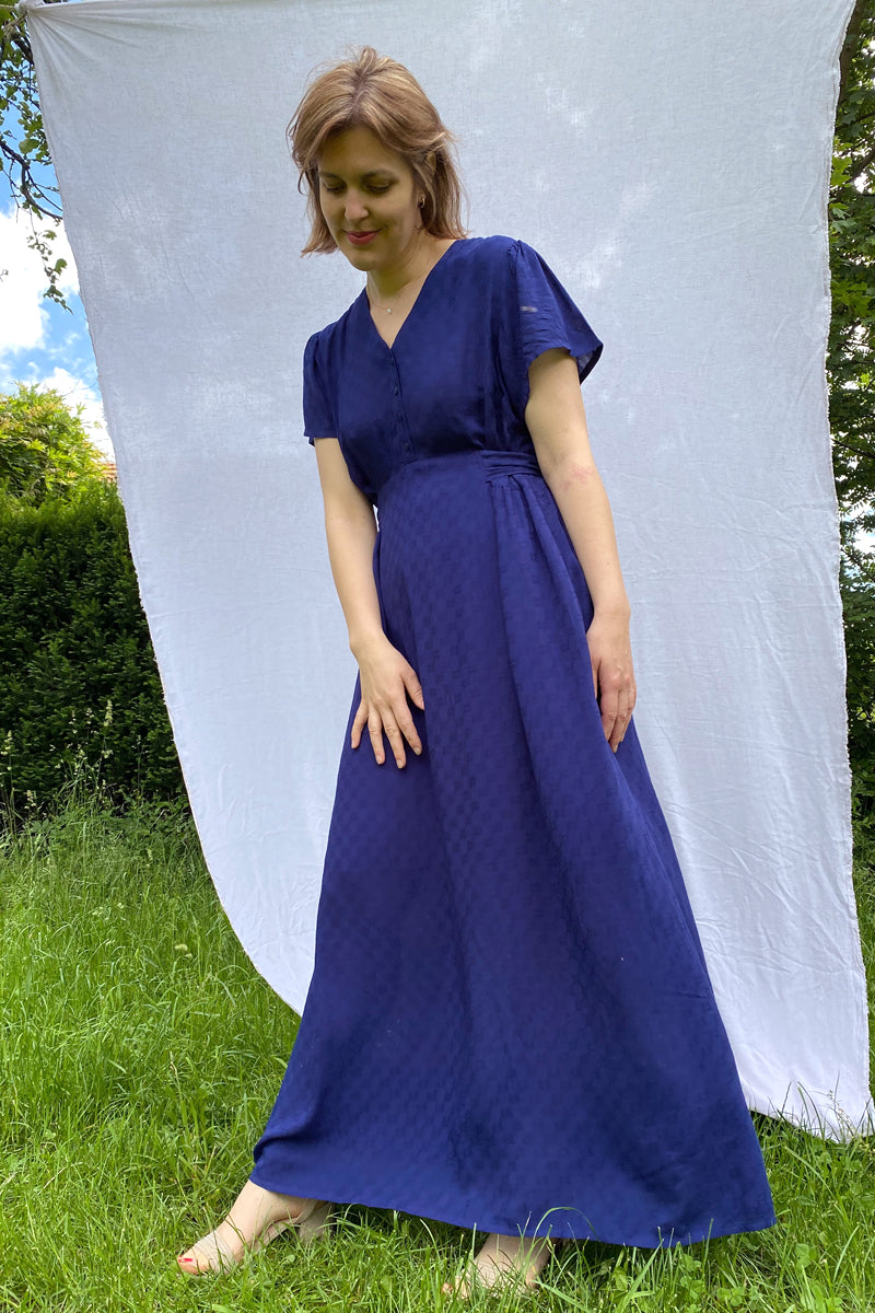 Langes Kleid Kalie aus Viskose