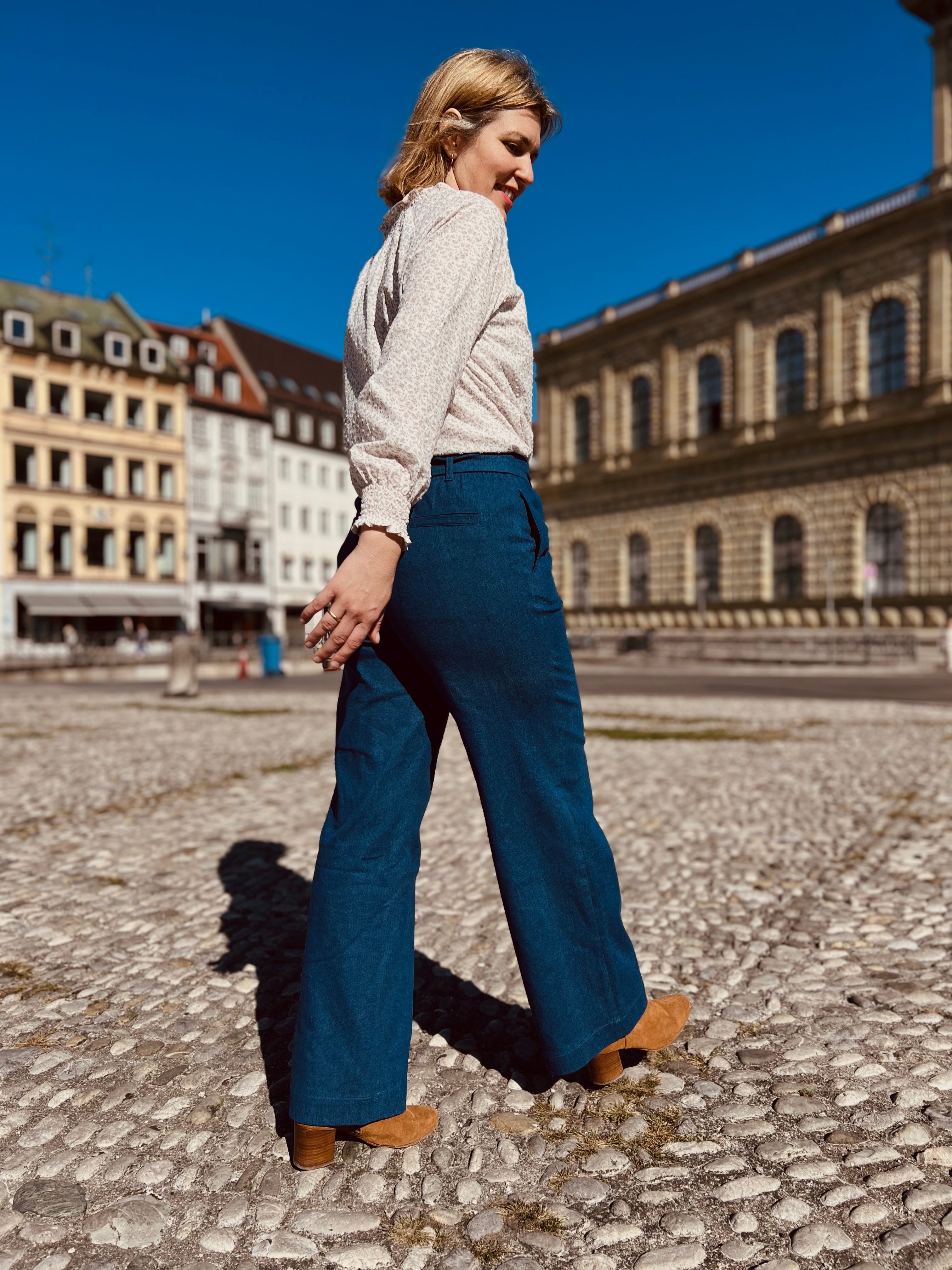Hose Carlotta aus Bio Baumwolle Jeans